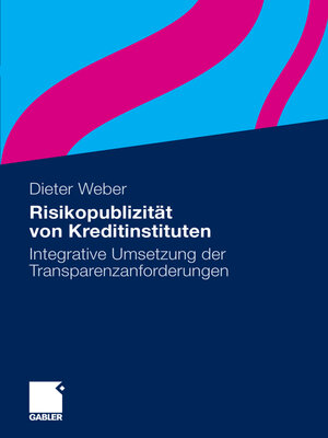 cover image of Risikopublizität von Kreditinstituten